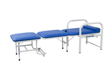 Cadeira assistente de dobramento confortável de Funiture do hospital com a cama com rodízio
