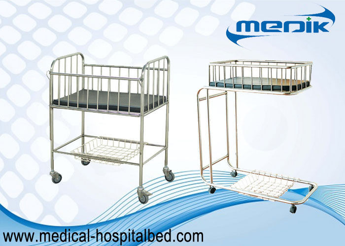 Uso geral pediatra médico inoxidável da divisão do berço de bebê das camas de hospital
