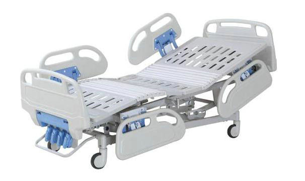 Cama manual dobrável do hospital ICU, cama da clínica para a emergência doente