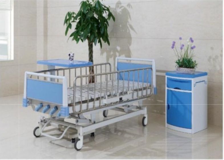 Camas de hospital pediatras do multi hospital manual da função com quatro manivelas