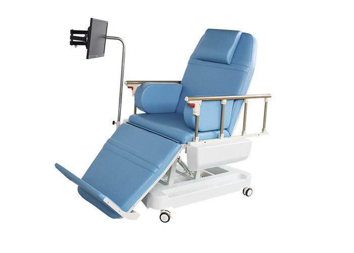 Cadeiras automáticas da diálise, cadeira elétrica do desenho do sangue com posição da cama lisa