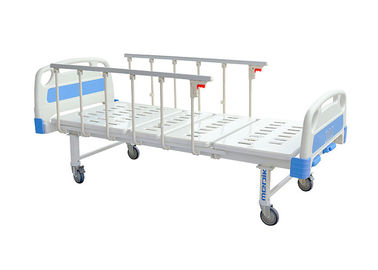 trilhos laterais manuais de liga de alumínio de camas de hospital da Anti-idade duas manivelas