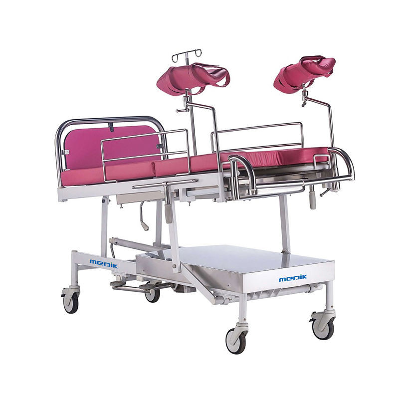 O hospital trabalha camas de maternidade fêmeas do parto da cama hidráulica da entrega com função aluída manual de Trendelenburg
