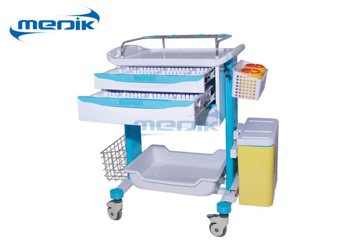 Trole médico da entrega do carro do impacto da medicina clínica móvel do trole do hospital do ABS
