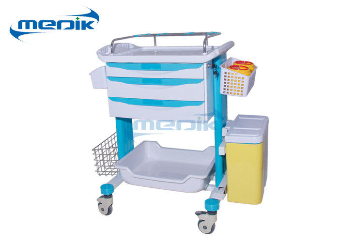 Trole médico da entrega do carro do impacto da medicina clínica móvel do trole do hospital do ABS