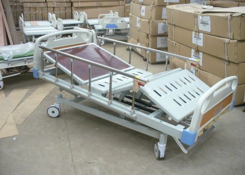 Quatro cama manual tratada anti oxidação do hospital ICU das manivelas com função do CPR