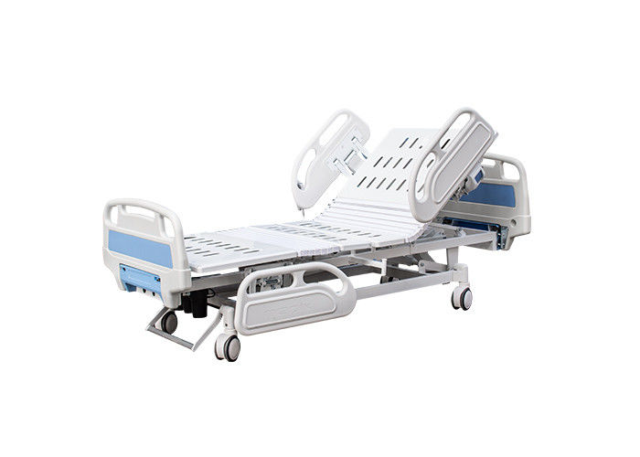 Cama de hospital elétrica ajustável com os corrimão opcionais do ABS da cor