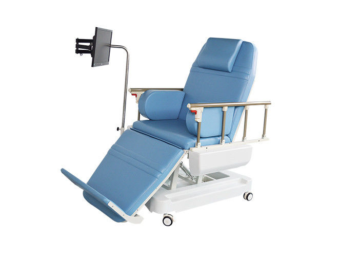 Cadeiras automáticas da diálise, cadeira elétrica do desenho do sangue com posição da cama lisa