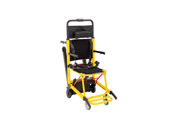 Para a cadeira da evacuação da escada dos centros de emergência dos hospitais com rodas independentes