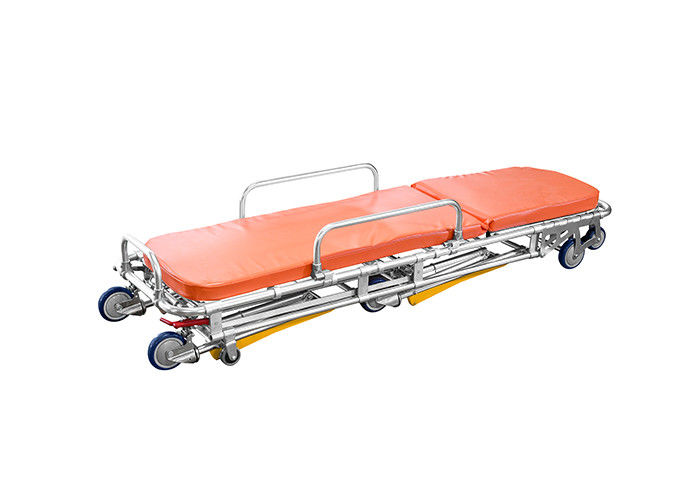 Maca de carregamento automática da ambulância do espaldar ajustável médico móvel