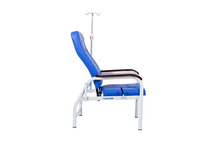O plutônio da mobília do hospital espuma cadeira clínica da infusão IV com braço